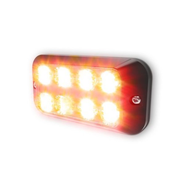 XTP Split Color, 8 LEDs, Dual Stack, Red