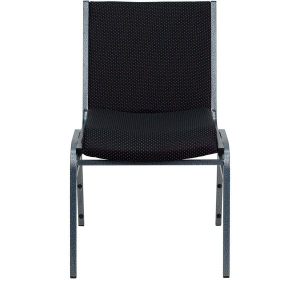 Stack Chair, Black Seat, Fabric Seat
