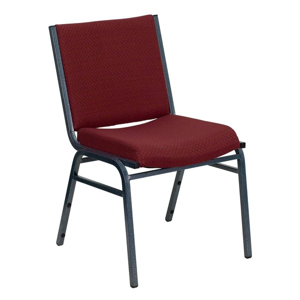 Fabric Stack Chair, Burgundy
