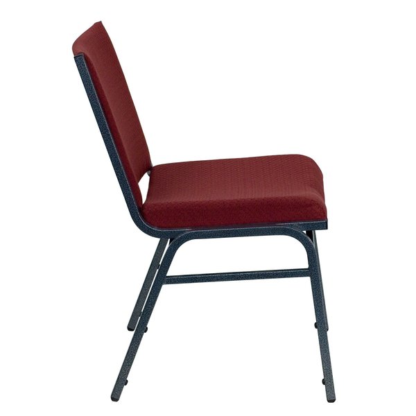 Fabric Stack Chair, Burgundy