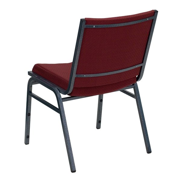 Fabric Stack Chair, Burgundy