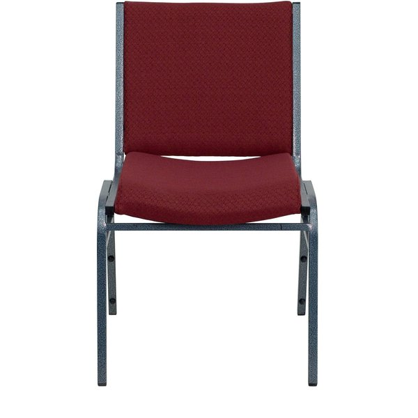 Fabric Stack Chair, Burgundy