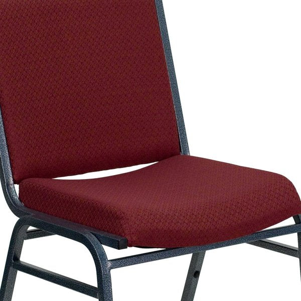 Fabric Stack Chair, Burgundy