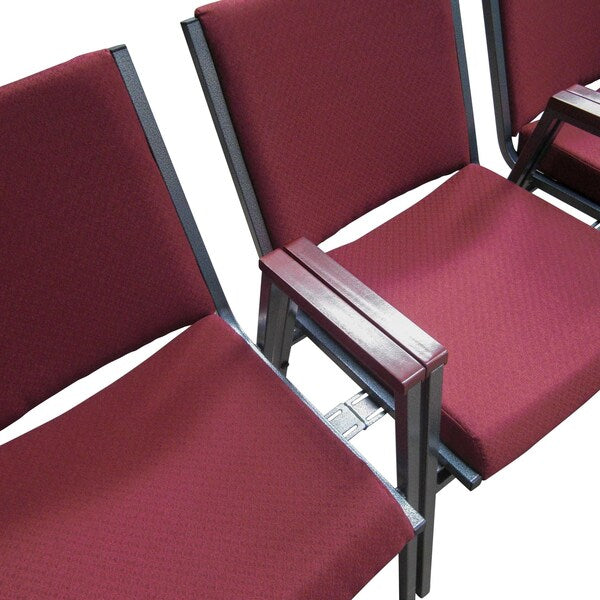 Fabric Stack Chair, Green