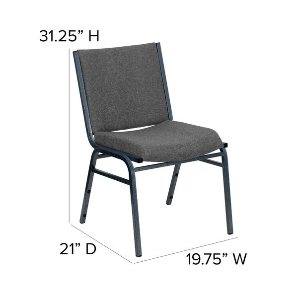 Fabric Stack Chair, Gray