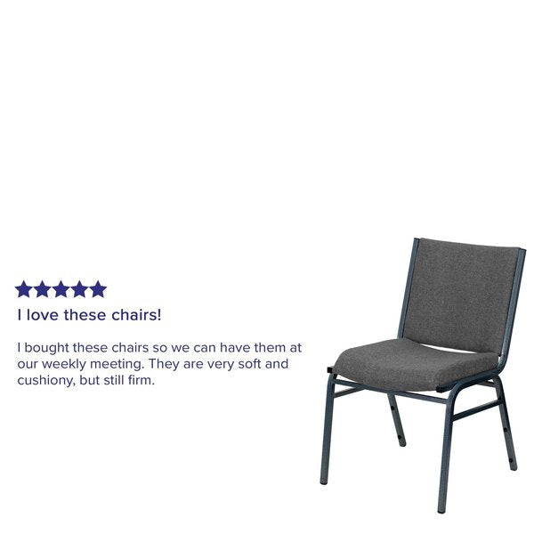 Fabric Stack Chair, Gray