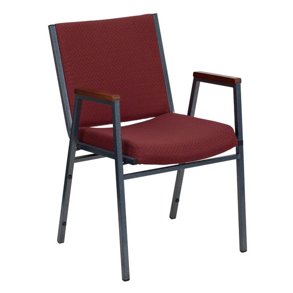 Fabric Stack Armchair, Burgundy