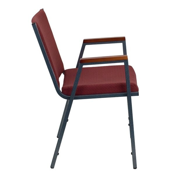 Fabric Stack Armchair, Burgundy
