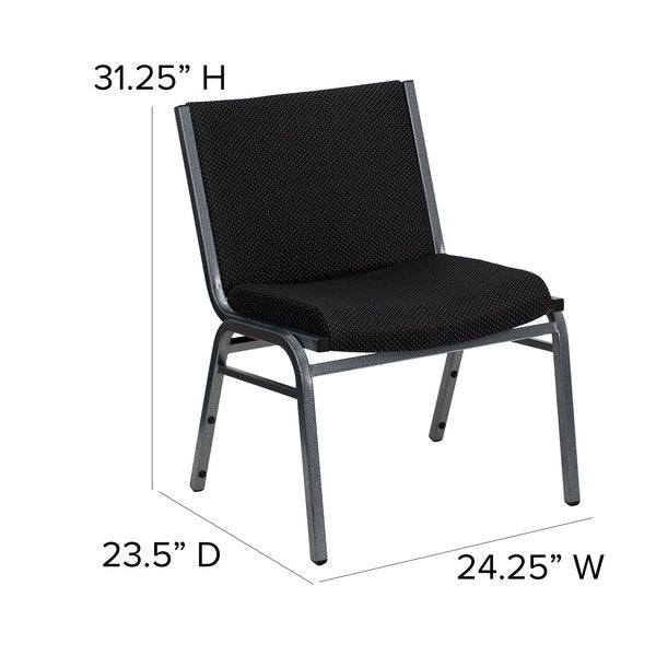 Fabric Stack Chair, Black