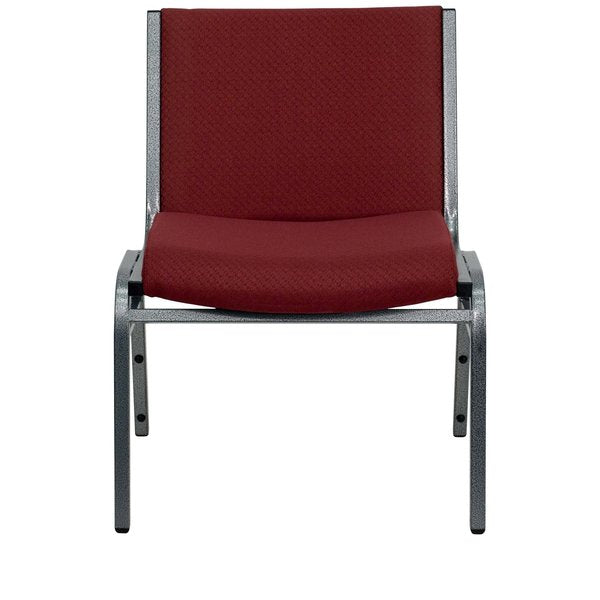 Fabric Stack Chair, Extra Wide, Burgundy