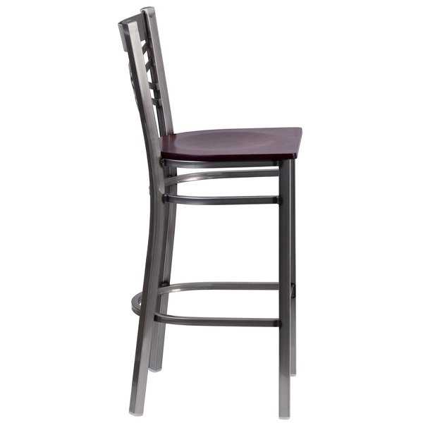 Restaurant Barstool, Metal X Bck, Mah Woo