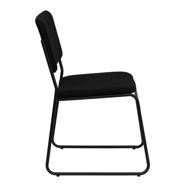 Fabric Stack Chair, Black