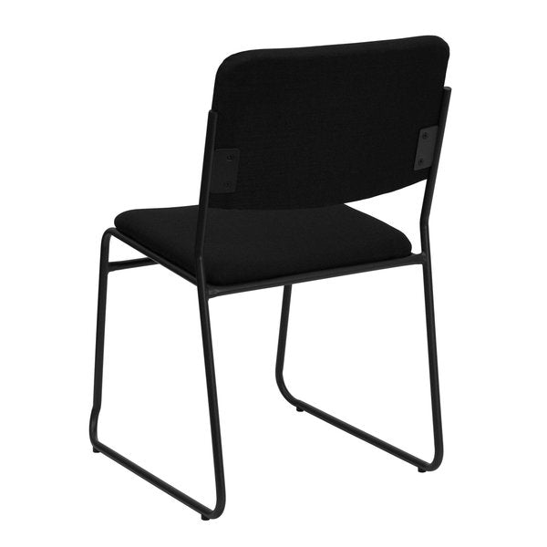 Fabric Stack Chair, Black