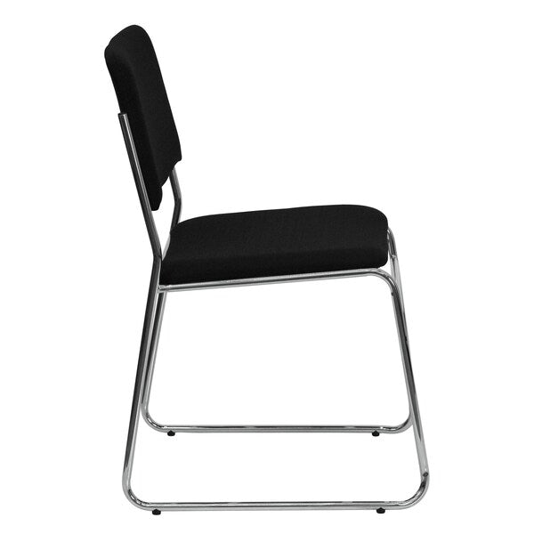 Fabric Stack Chair, Black