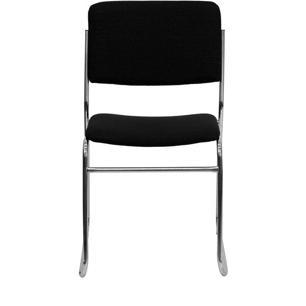 Fabric Stack Chair, Black