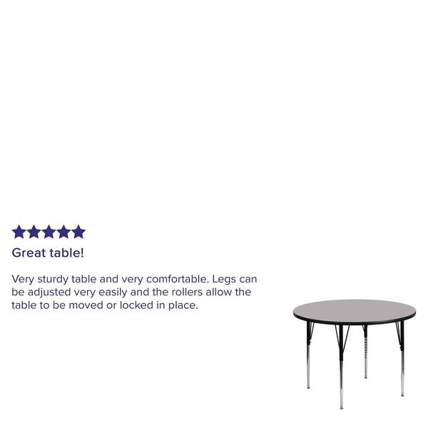 Round Activity Table, 42