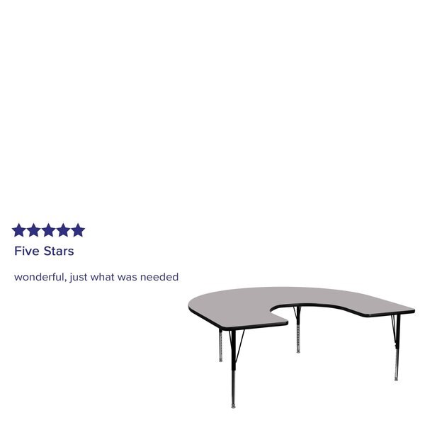 Horseshoe Activity Table, 60