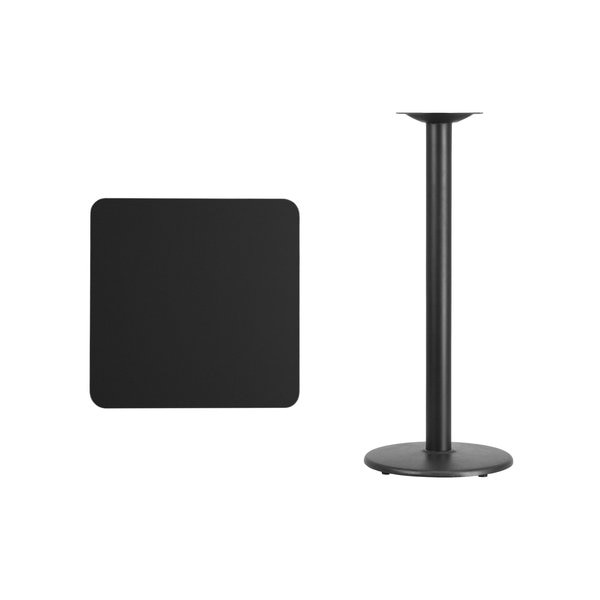 Square Laminate Table, 24