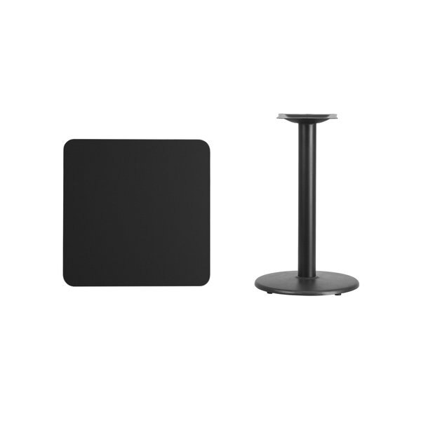 Square Laminate Table, 24