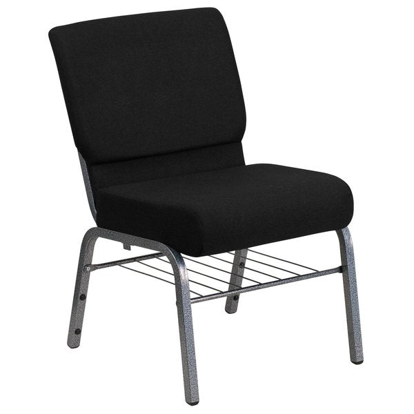 Fabric Church Chair, Black