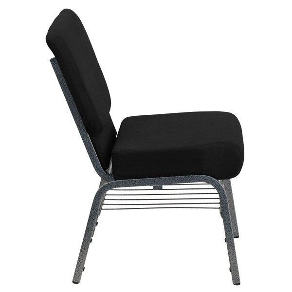 Fabric Church Chair, Black
