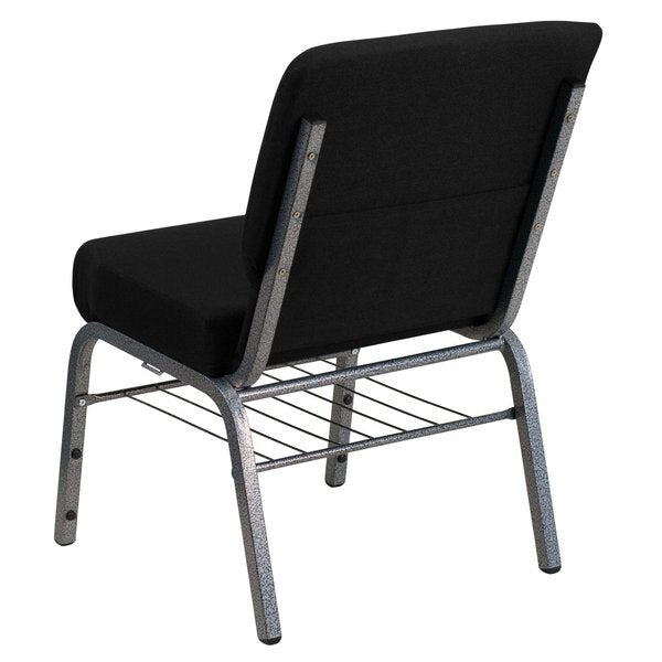 Fabric Church Chair, Black