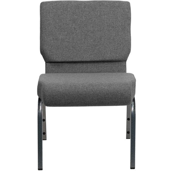 Fabric Church Chair, Gray
