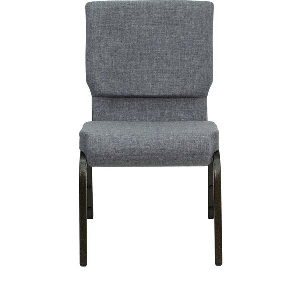 Fabric Church Chair, Gray