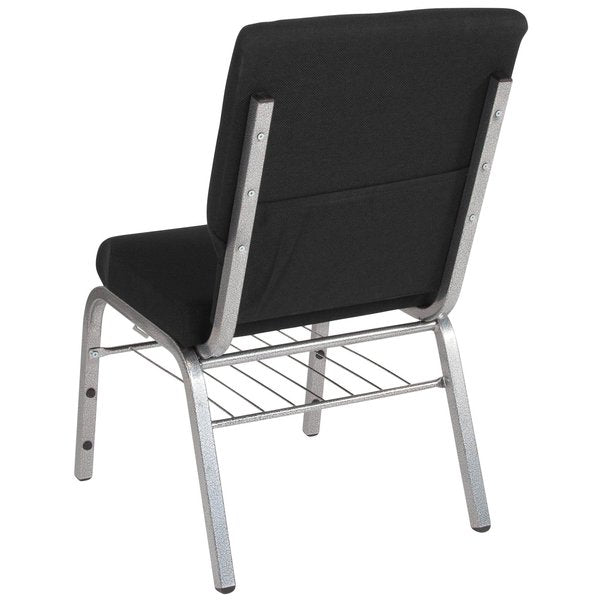 Fabric Church Chair, Black