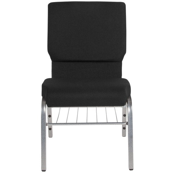 Fabric Church Chair, Black