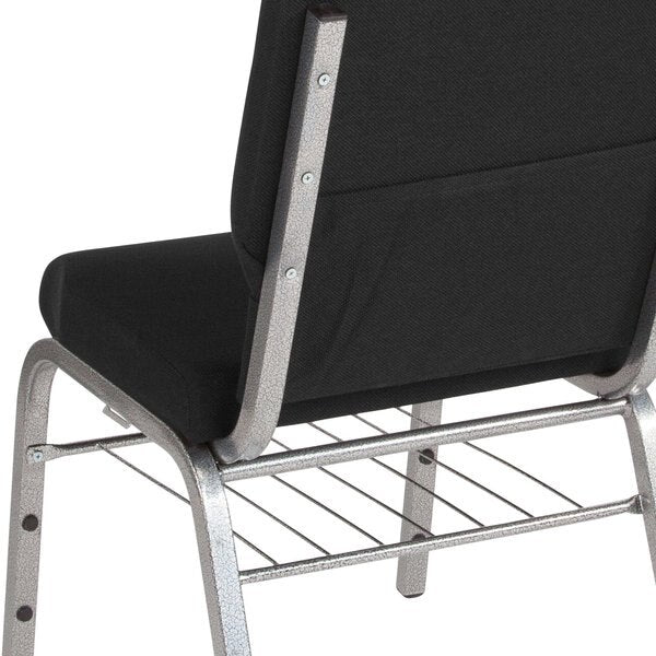 Fabric Church Chair, Black