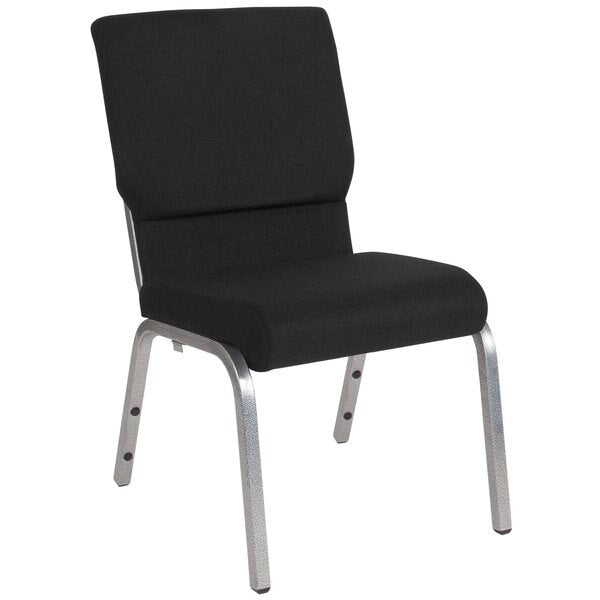 Fabric Church Chair, Black