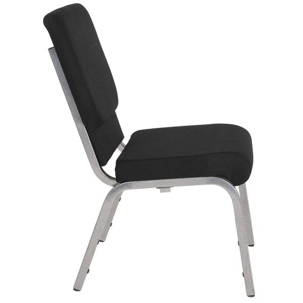 Fabric Church Chair, Black