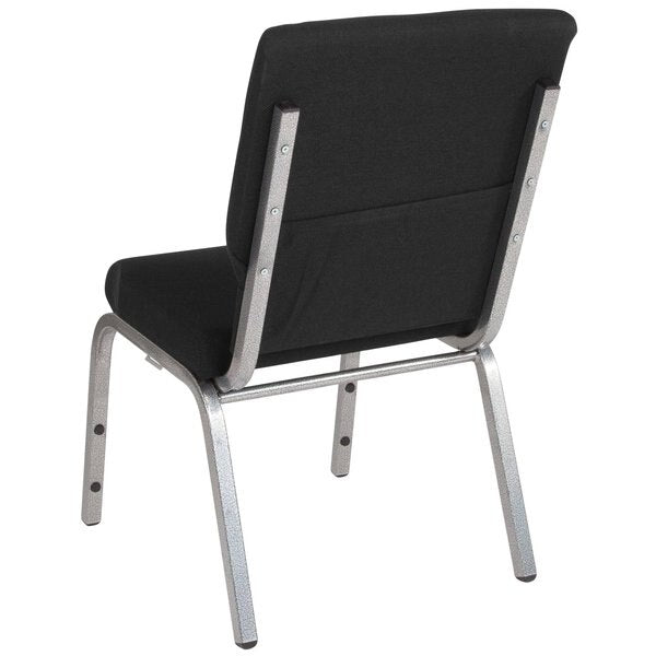 Fabric Church Chair, Black