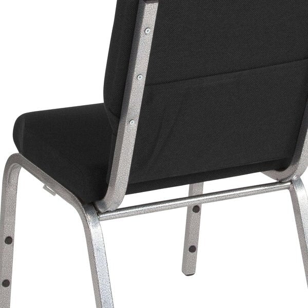 Fabric Church Chair, Black