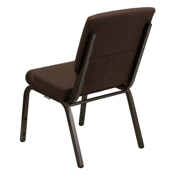 Fabric Church Chair, Brown