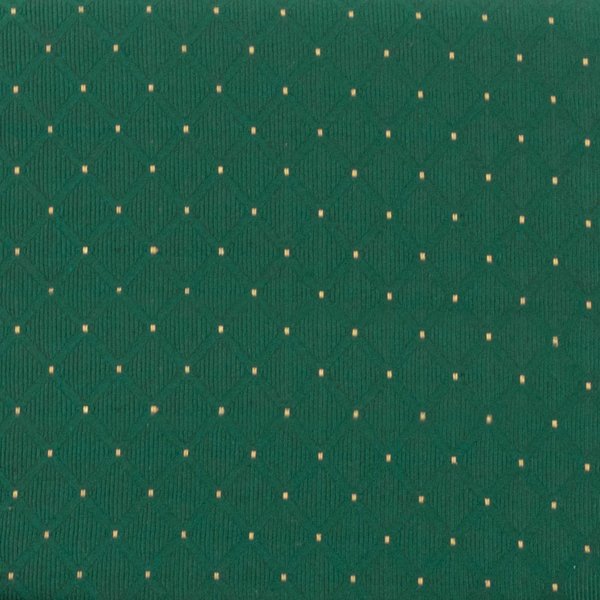 Fabric Church Chair w/Book Rack, Green