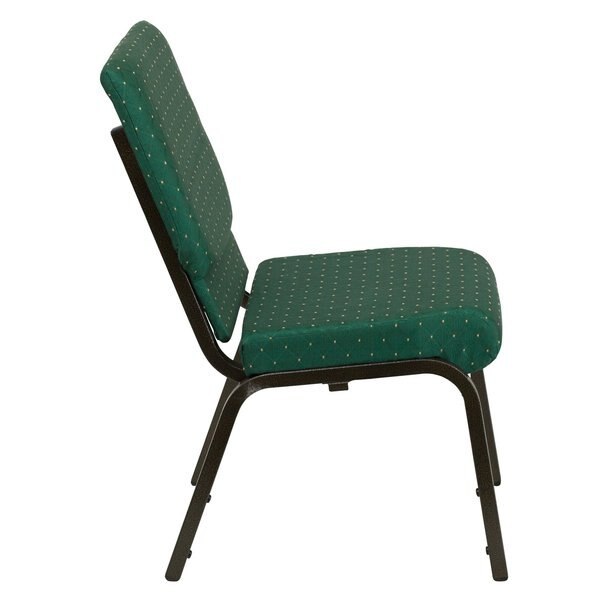 Fabric Church Chair, Green