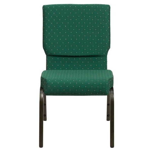 Fabric Church Chair, Green