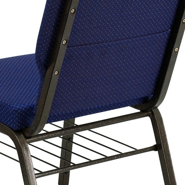 Fabric Church Chair, Blue