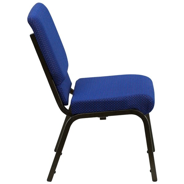 Fabric Church Chair, Blue