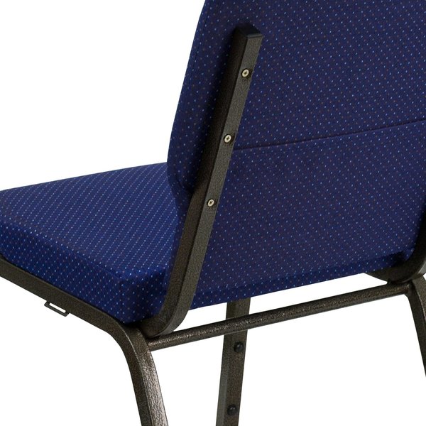 Fabric Church Chair, Blue