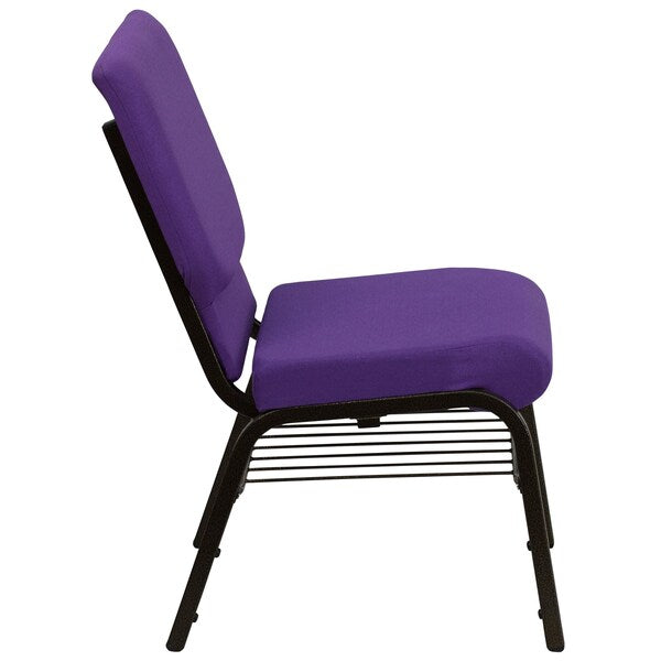 Fabric Church Chair, Purple