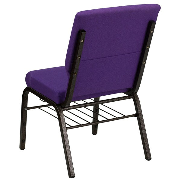 Fabric Church Chair, Purple