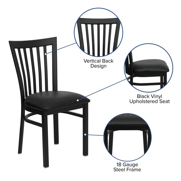 Restaurant Chair, 18-3/4