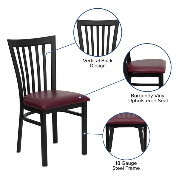 Restaurant Chair, 18-3/4