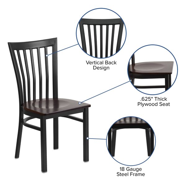 Restaurant Chair, 18-3/4