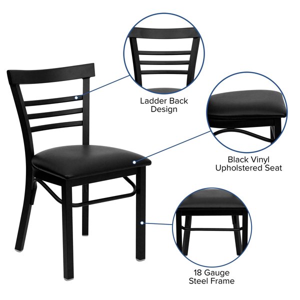 Restaurant Chair, 19-1/2