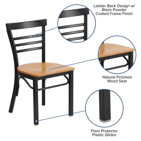 Restaurant Chair, 19-1/2