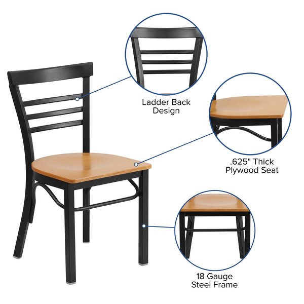 Restaurant Chair, 19-1/2